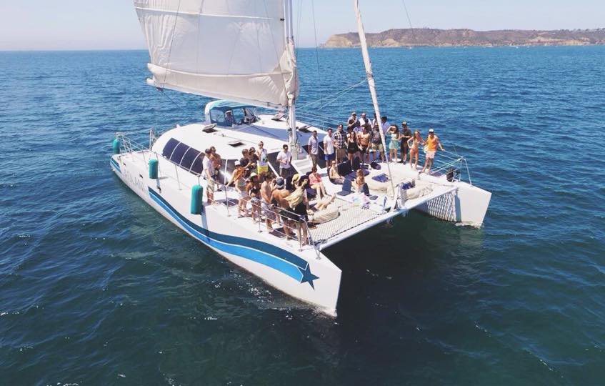 San Diego Bay Day Cruise Boat Tour Aolani Catamaran Sailing